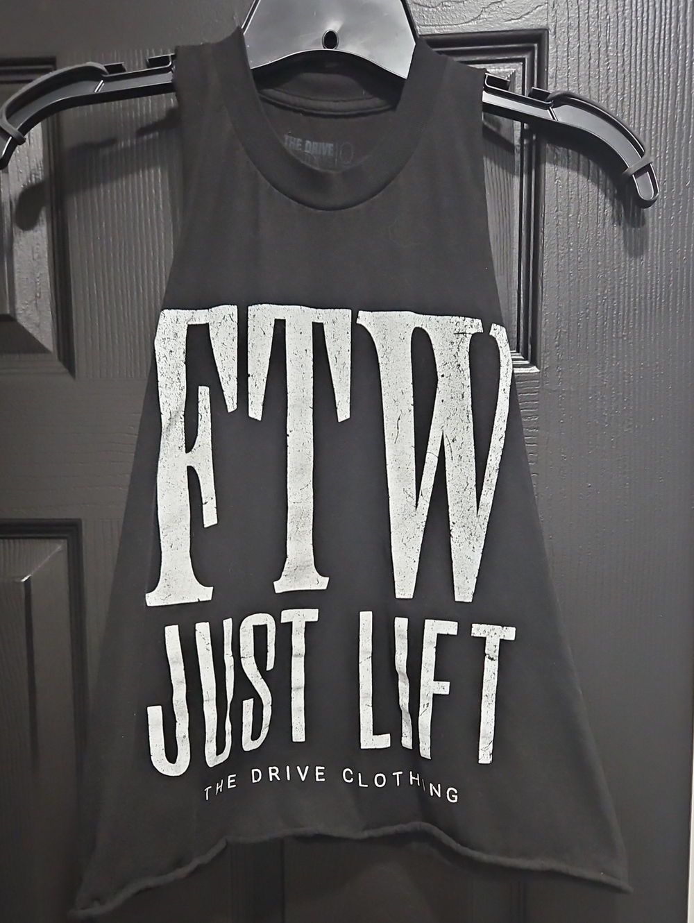 Black 'FTW Just Lift' Muscle Tank